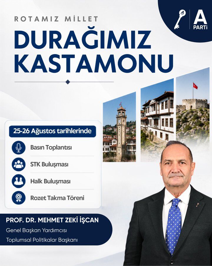 Anahtar Parti Kastamonuya Geliyor