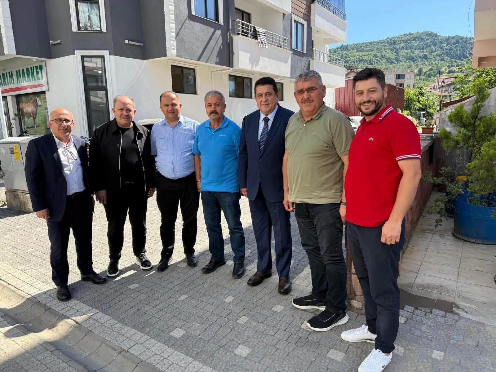 Ci̇defed'den Mhp Cide İlçe Başkanlığı'na Ziyaret1