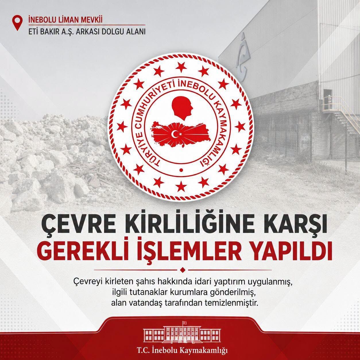 İlçede Doğayı Kirletti, Cezası Gecikmedi