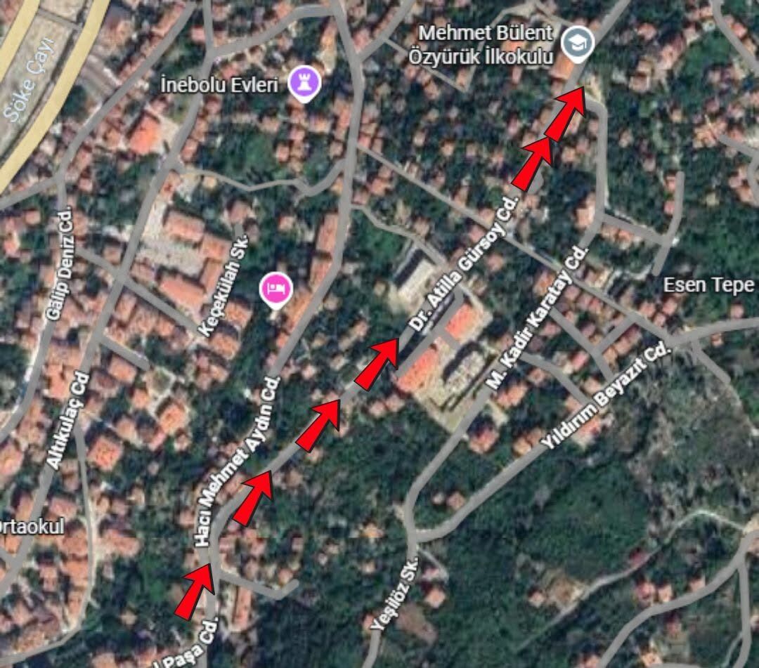 İnebolu'da Sürücülerin Dikkatine O Cadde Ulaşıma Kapatıldı! (1)