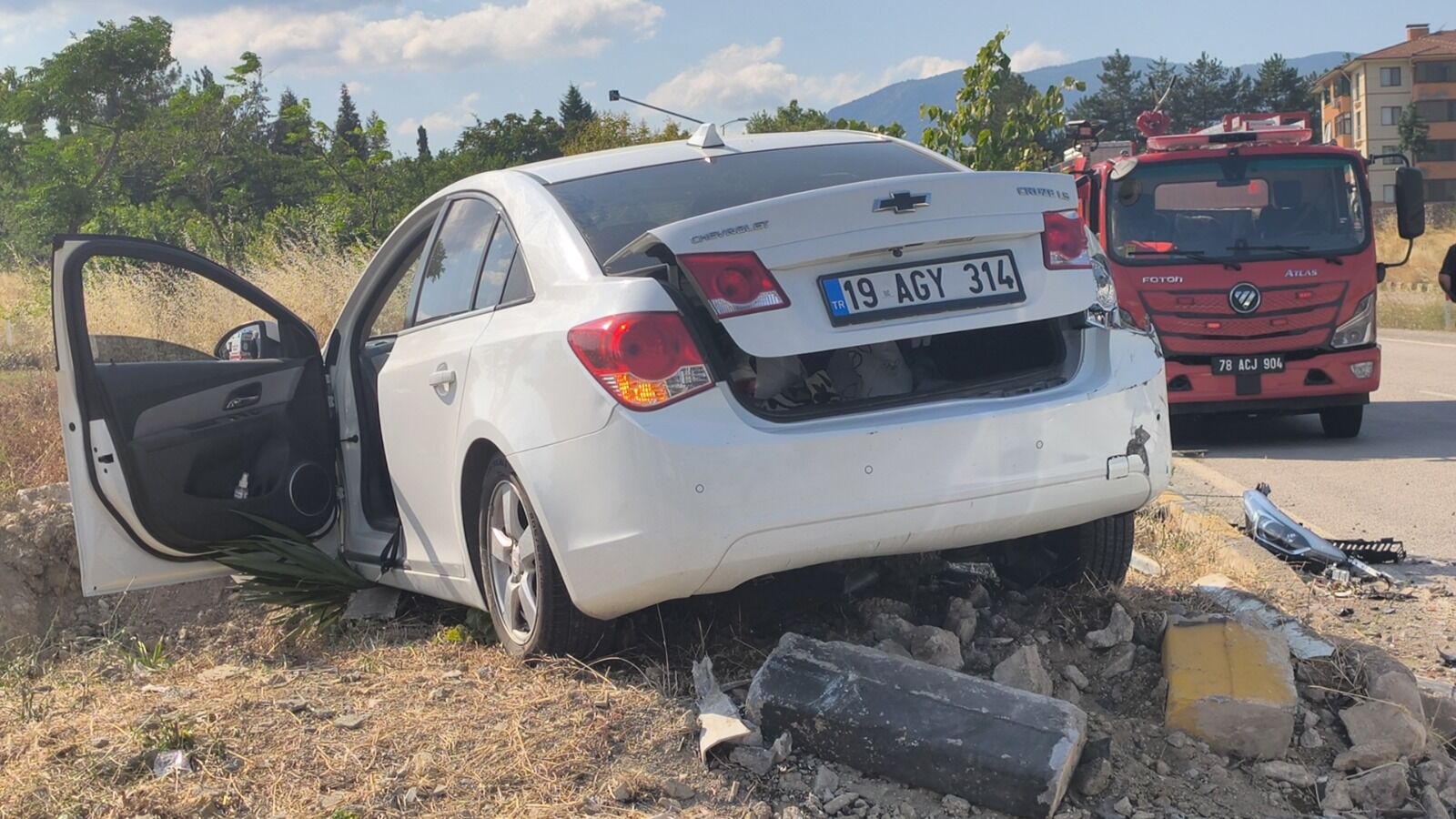 Karabuk Kastamonu Yolu Kaza 1I Agir 7 Yarali (2)