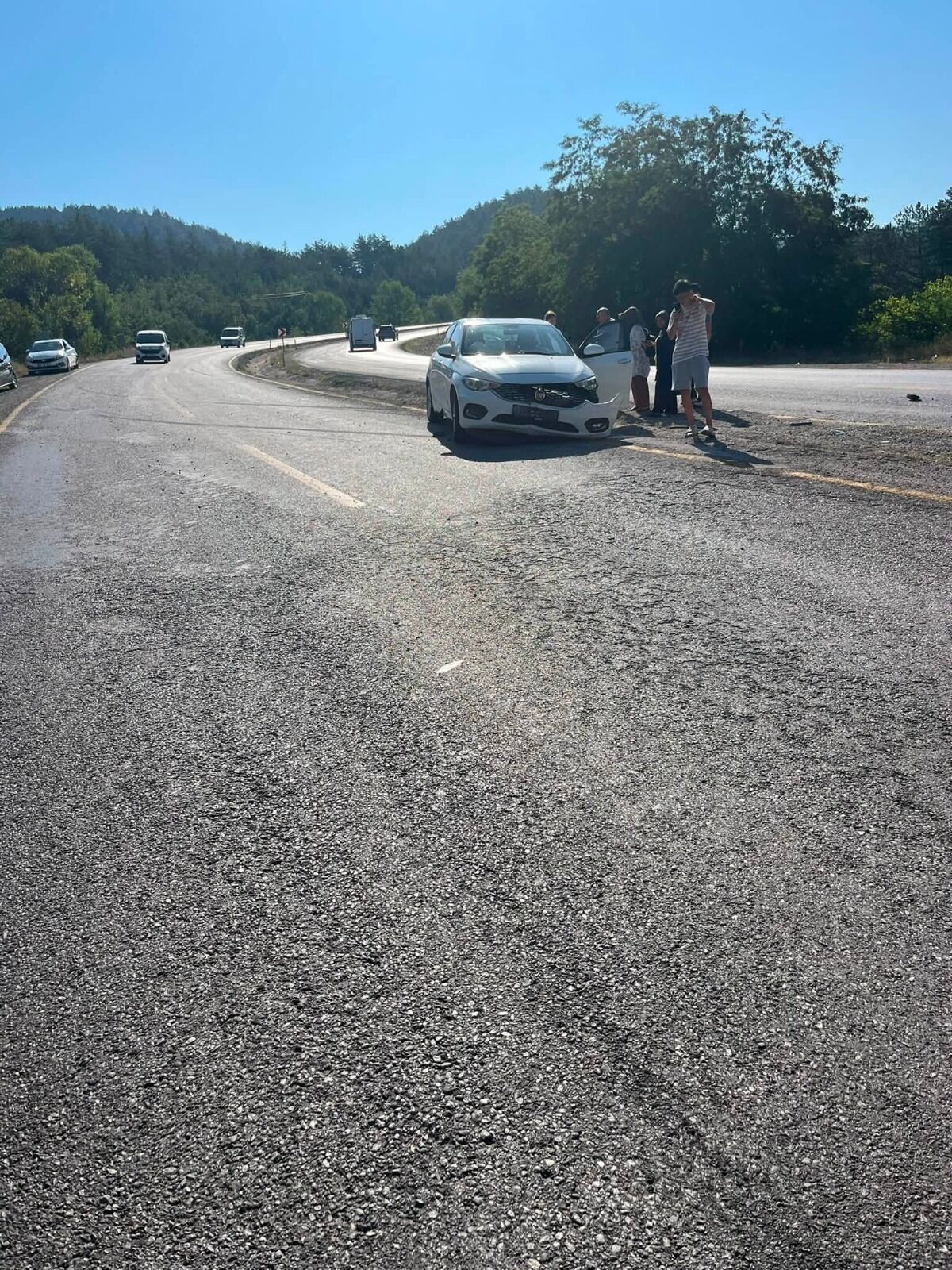 Kastamonu Araç Yolunda Mıcır Tehlikesi Kazalar Peş Peşe Geldi!