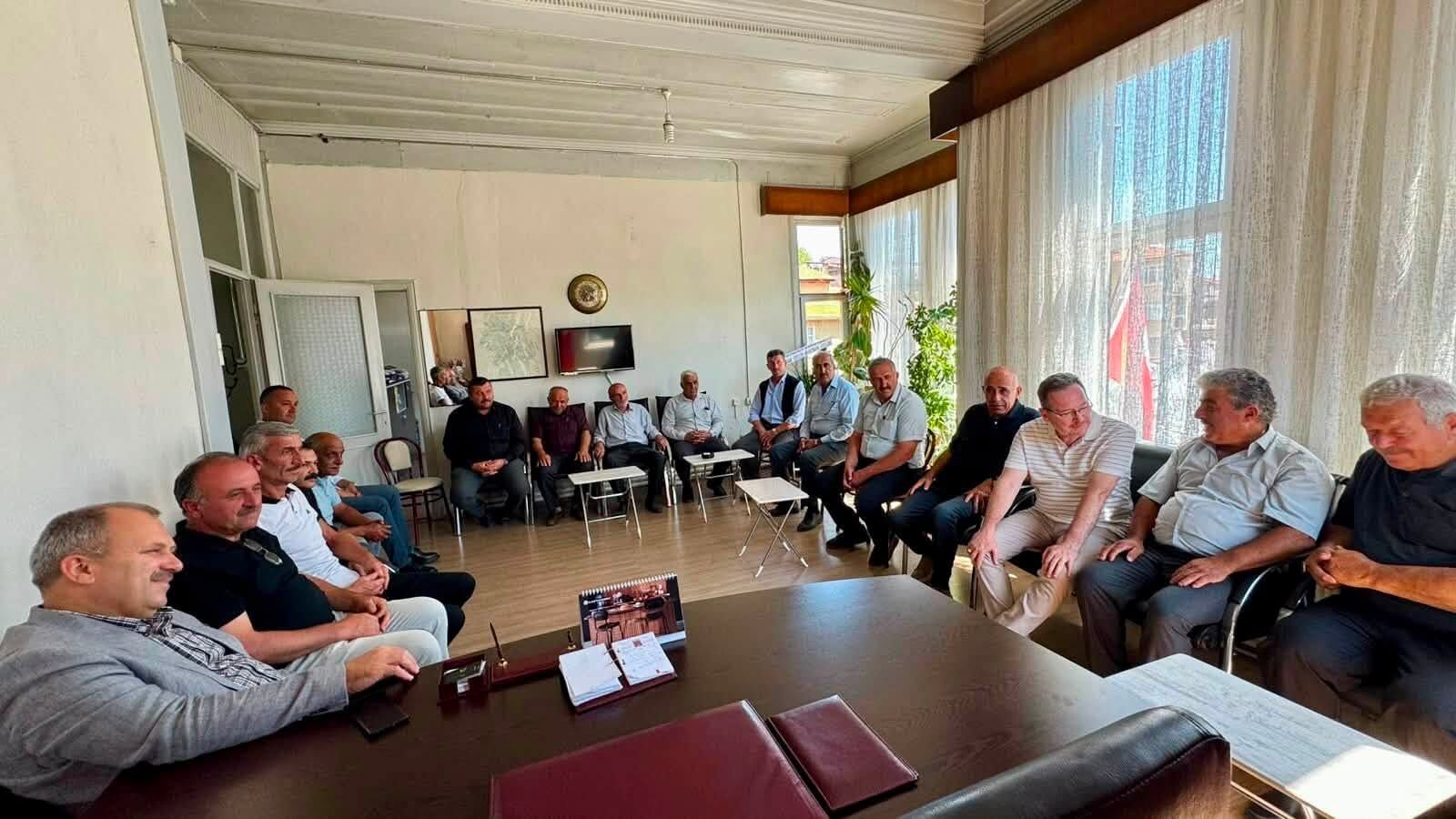 Kastamonu Muhtarlar Derneği’nde Devir Sonrası Ilk Ziyaret (1)