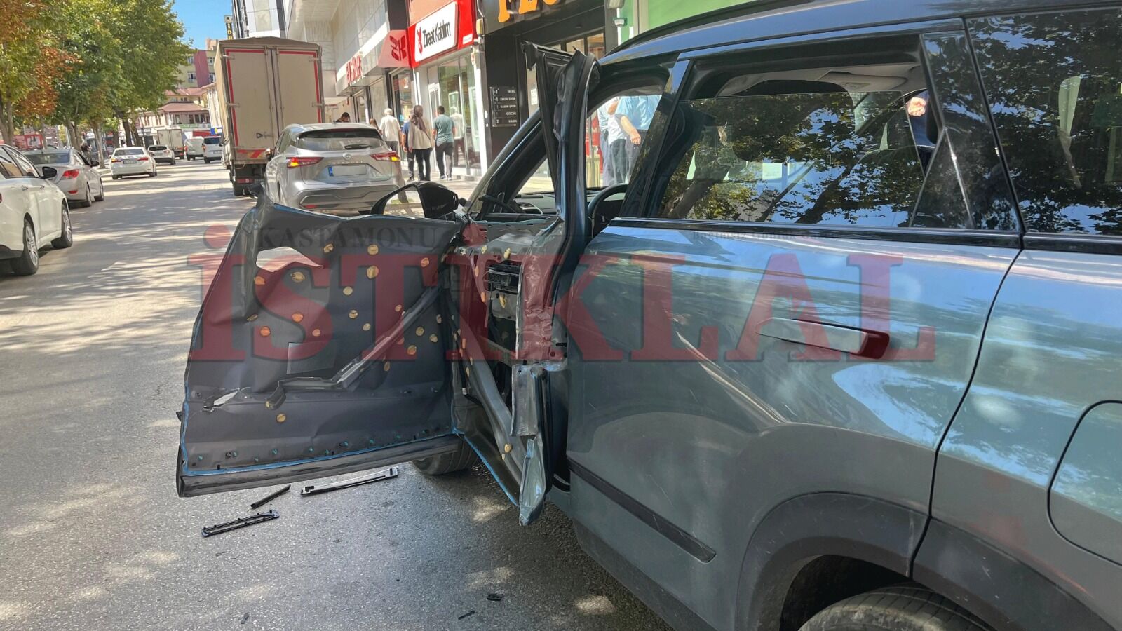 Kastamonu'da Bir Anlık Dikkatsizlik Kazaya Neden Oldu (3)