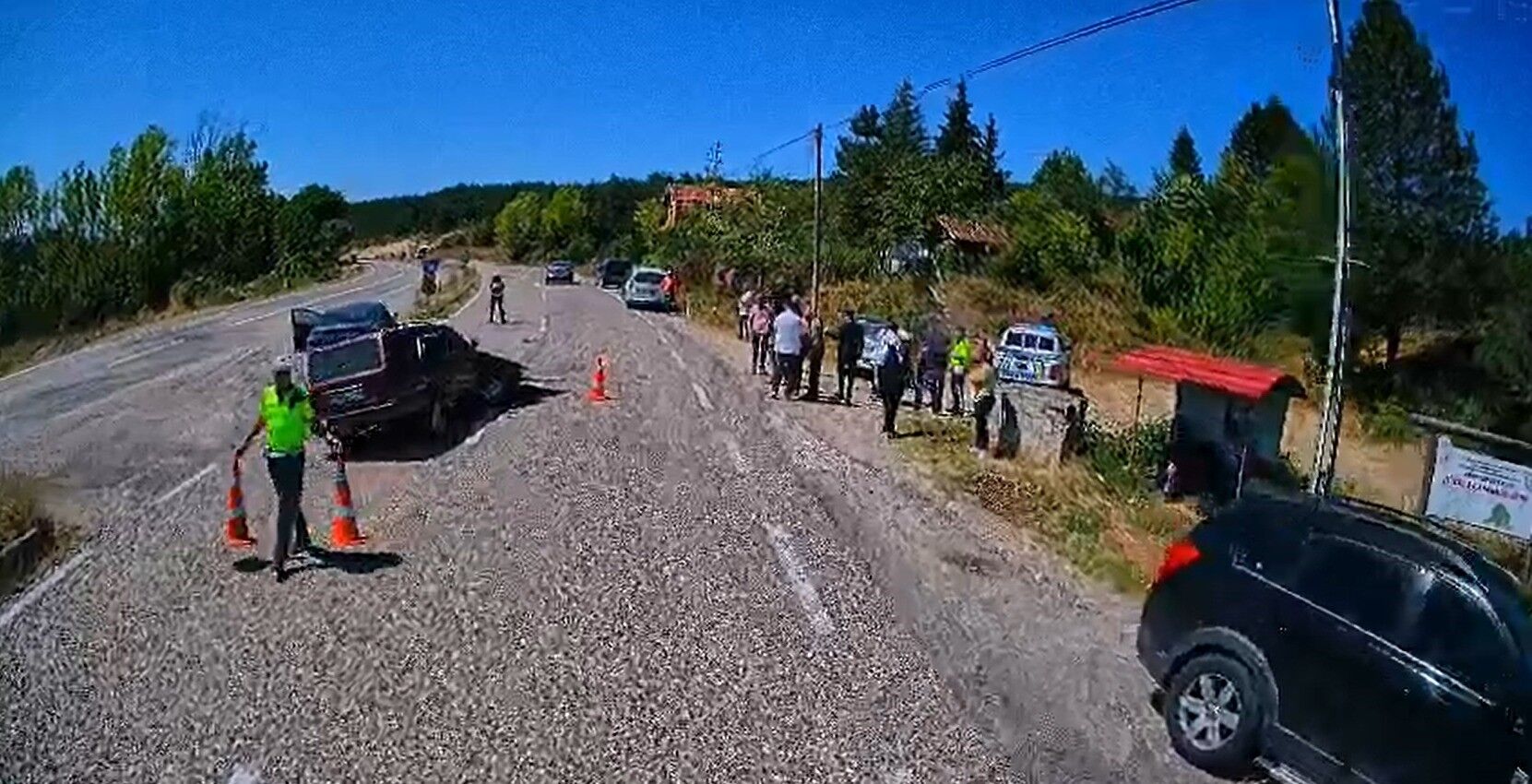 Kastamonu'da Feci Kaza 2 Kişi Yaralandı (2)