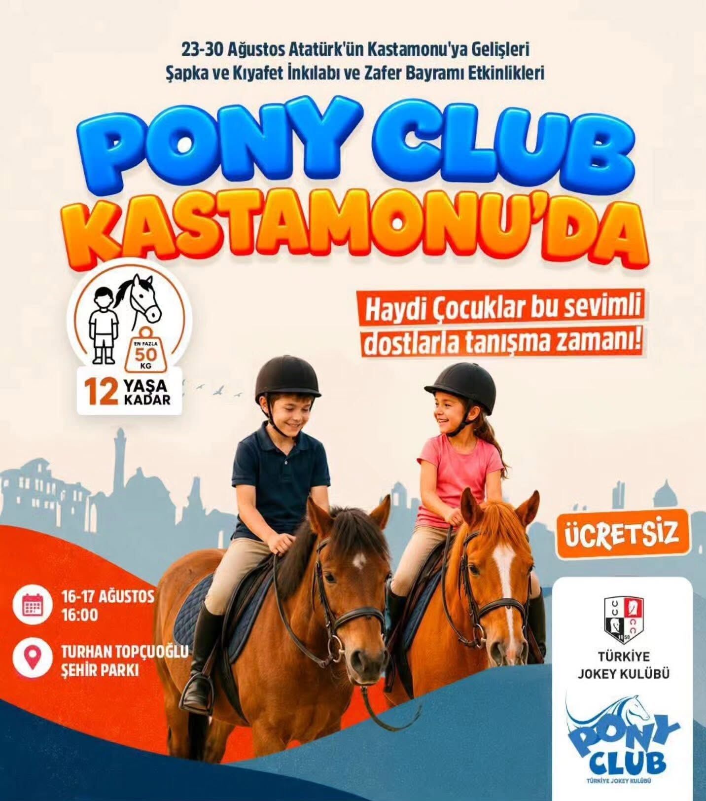 Kastamonu’da Miniklere Pony Club Sürprizi-1