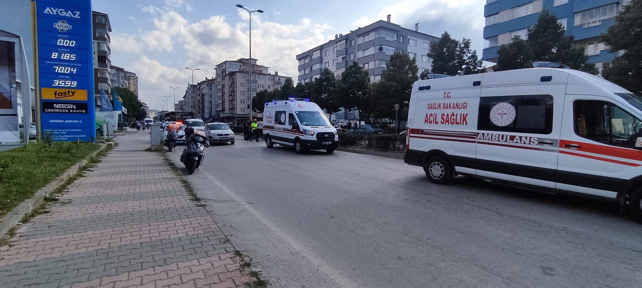 Kastamonu'da Trafik Kazası 2 Kişi Yaralandı (3)