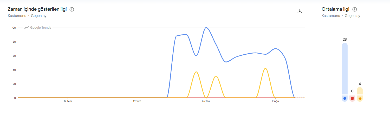 Kastamonu'daki Ishal Vakalarındaki Artış Google'a Yansıdı (2)