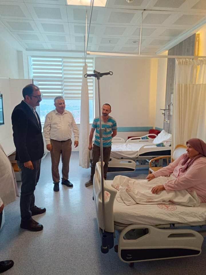 Taşköprü Kaymakamı Demirdağ'dan Devlet Hastanesi'ne Ziyaret (3)