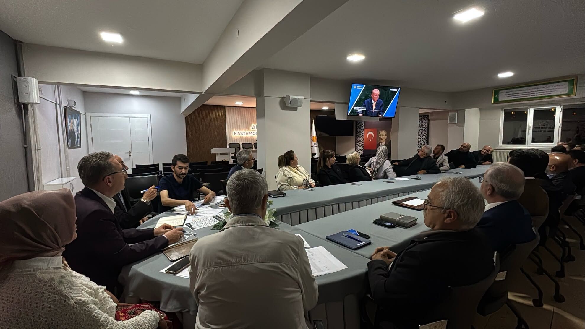 Ak Parti Kastamonu İl Başkanlığı'nda Haftalık Toplantı (1)