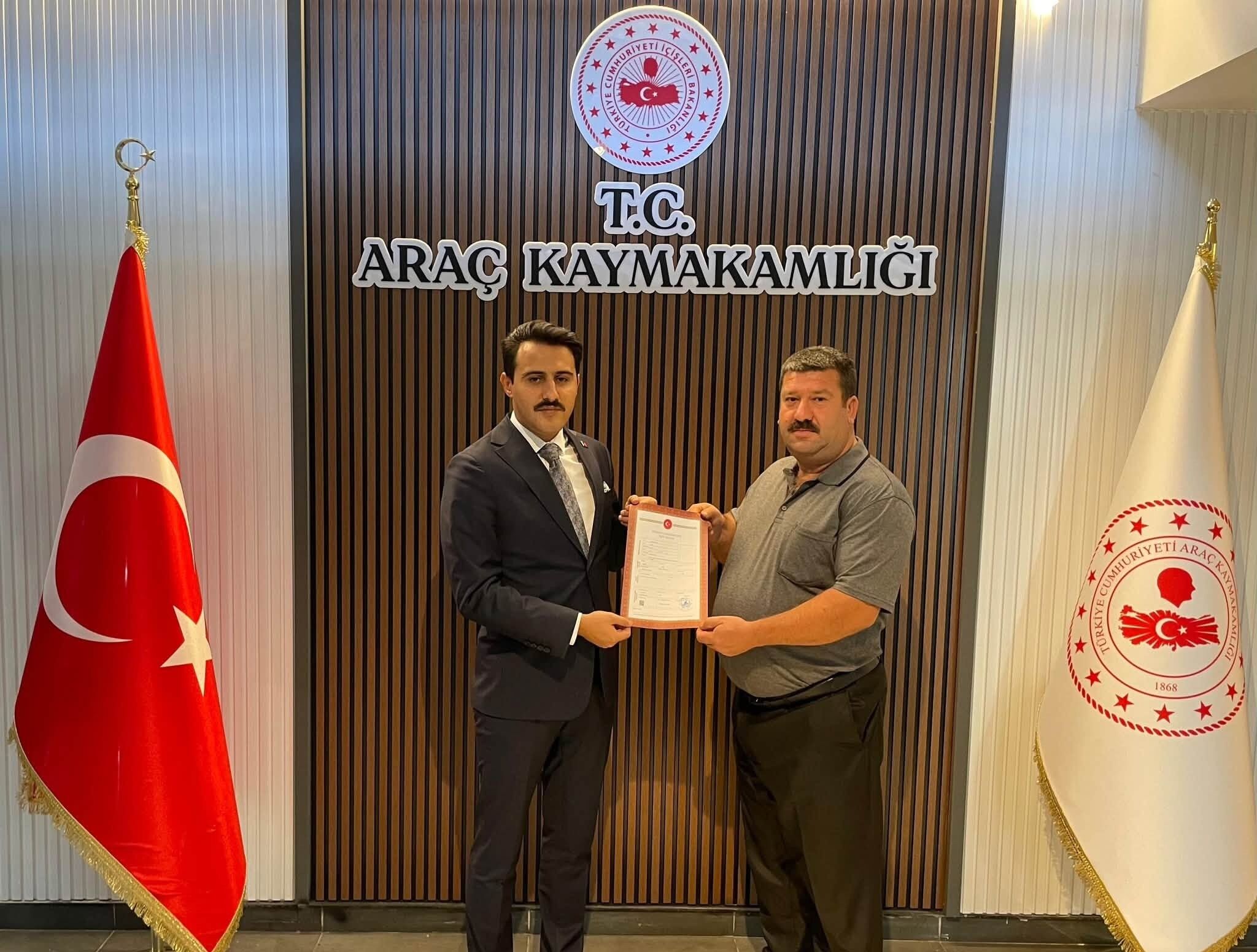 Araç'ta yılların emeği tapuyla taçlandı