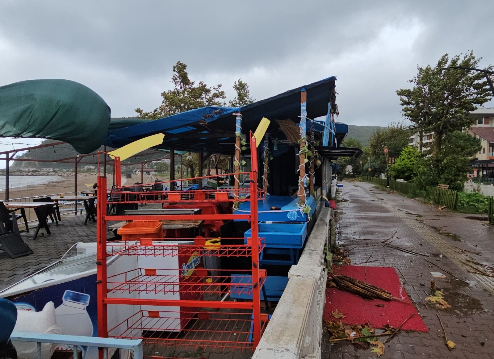 Cide'de Fırtına Etkili Oldu (2)