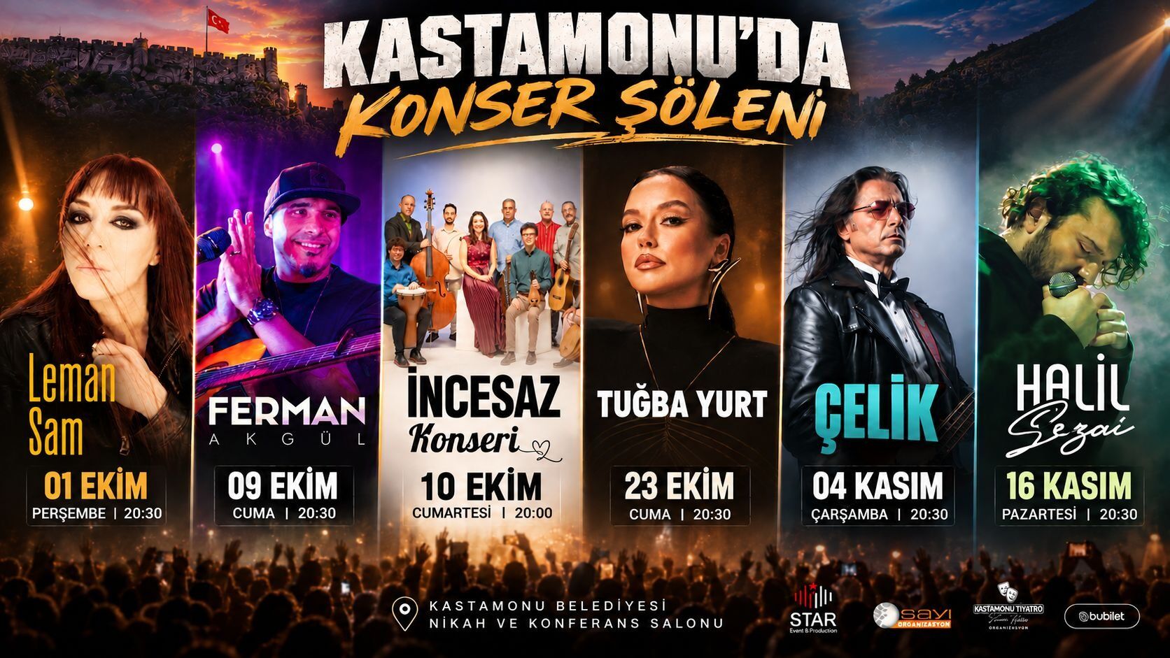 Kastamonu Tiyatro, Kastamonuluları müziğe doyuracak