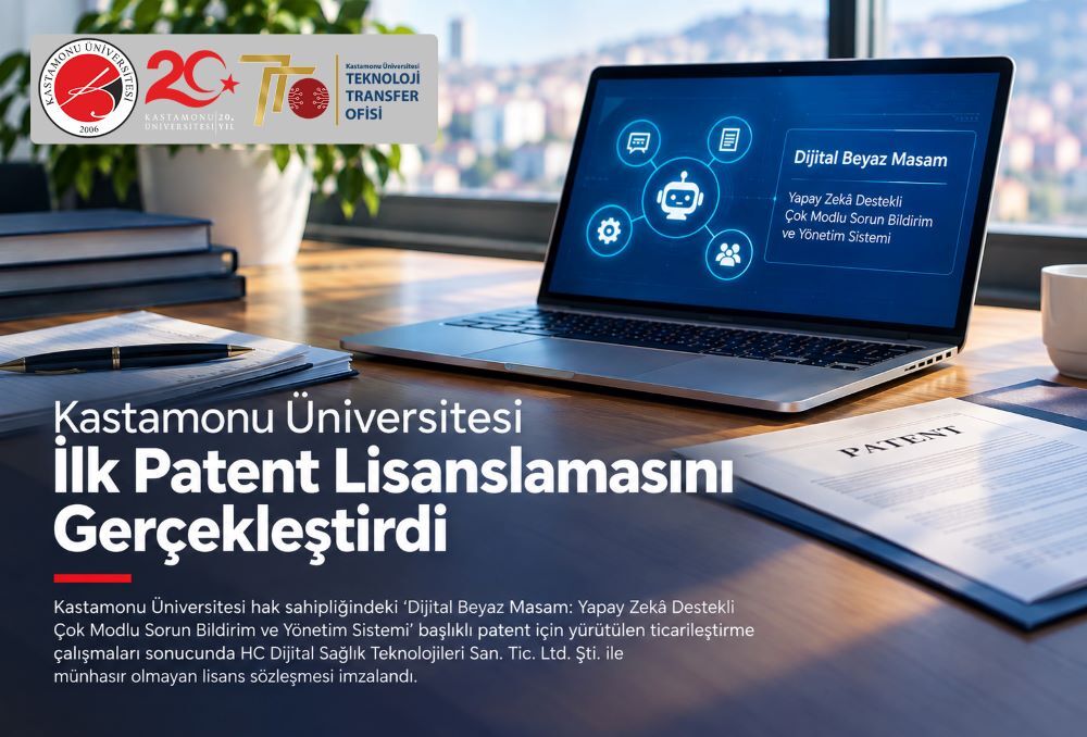 Kastamonu Universitesi Ilk Patent Lisanslaması