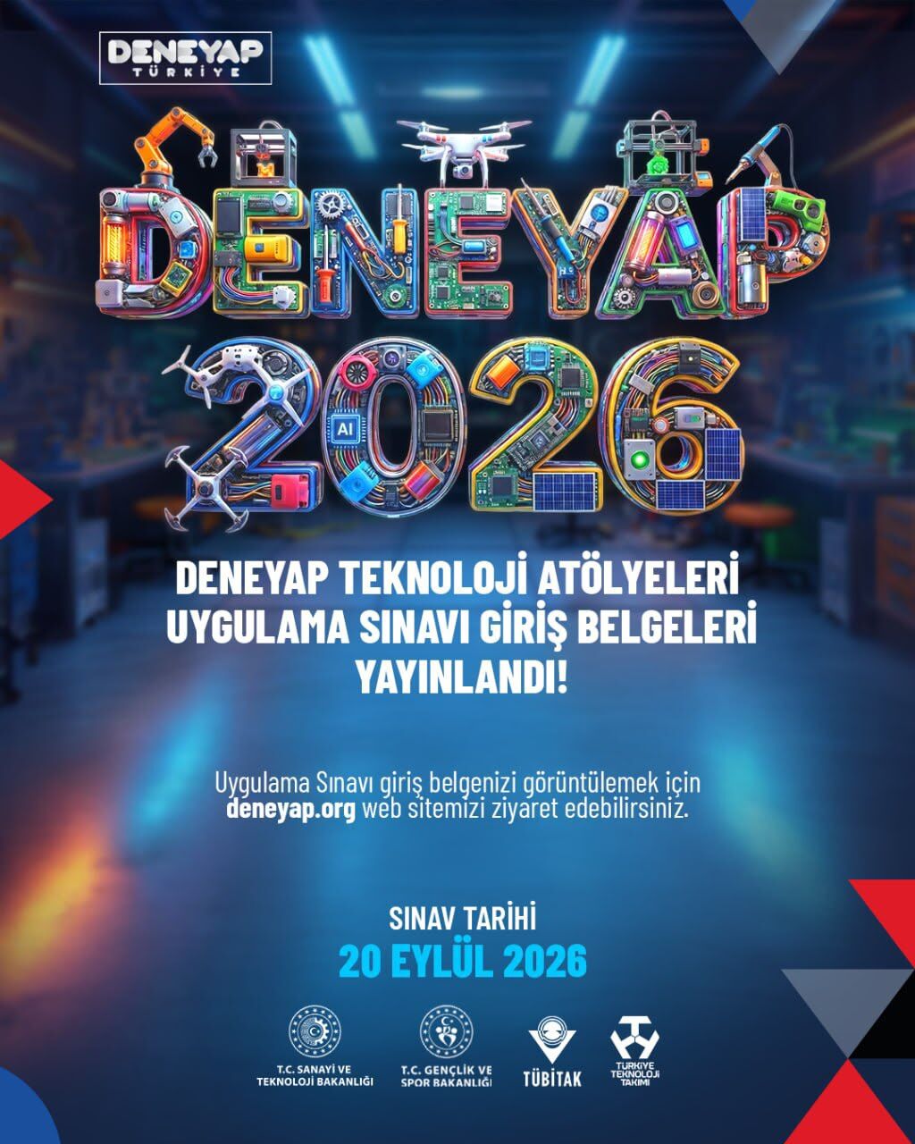 Kastamonu'da Deneyap Heyecanı Sınav Belgeleri Erişimde (1)