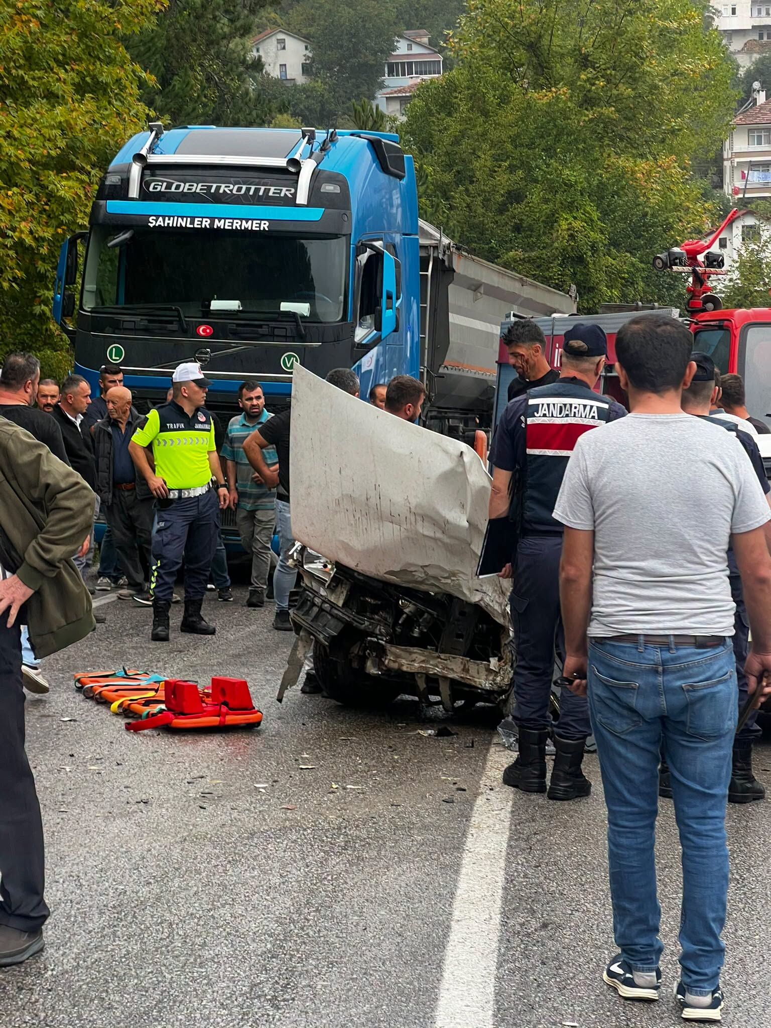 Kastamonu'da Korkutan Kaza 1'I Bebek 7 Yaralı1