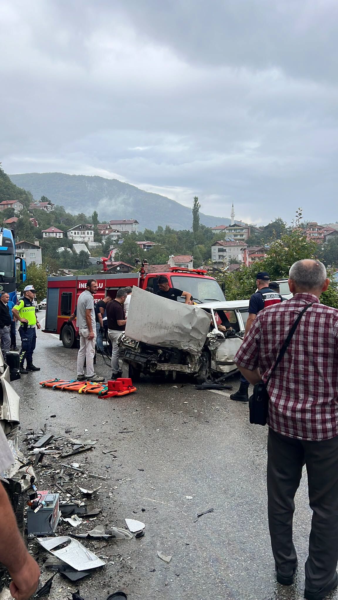 Kastamonu'da Korkutan Kaza 1'I Bebek 7 Yaralı3