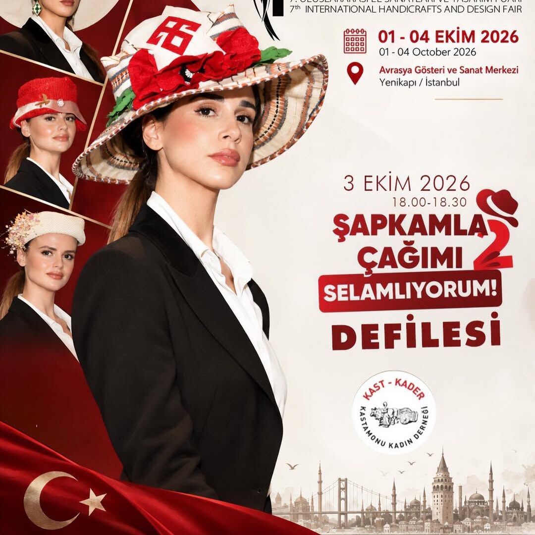 Kastamonulu Kadınlardan 100. Yıla Özel Şapka Defilesi
