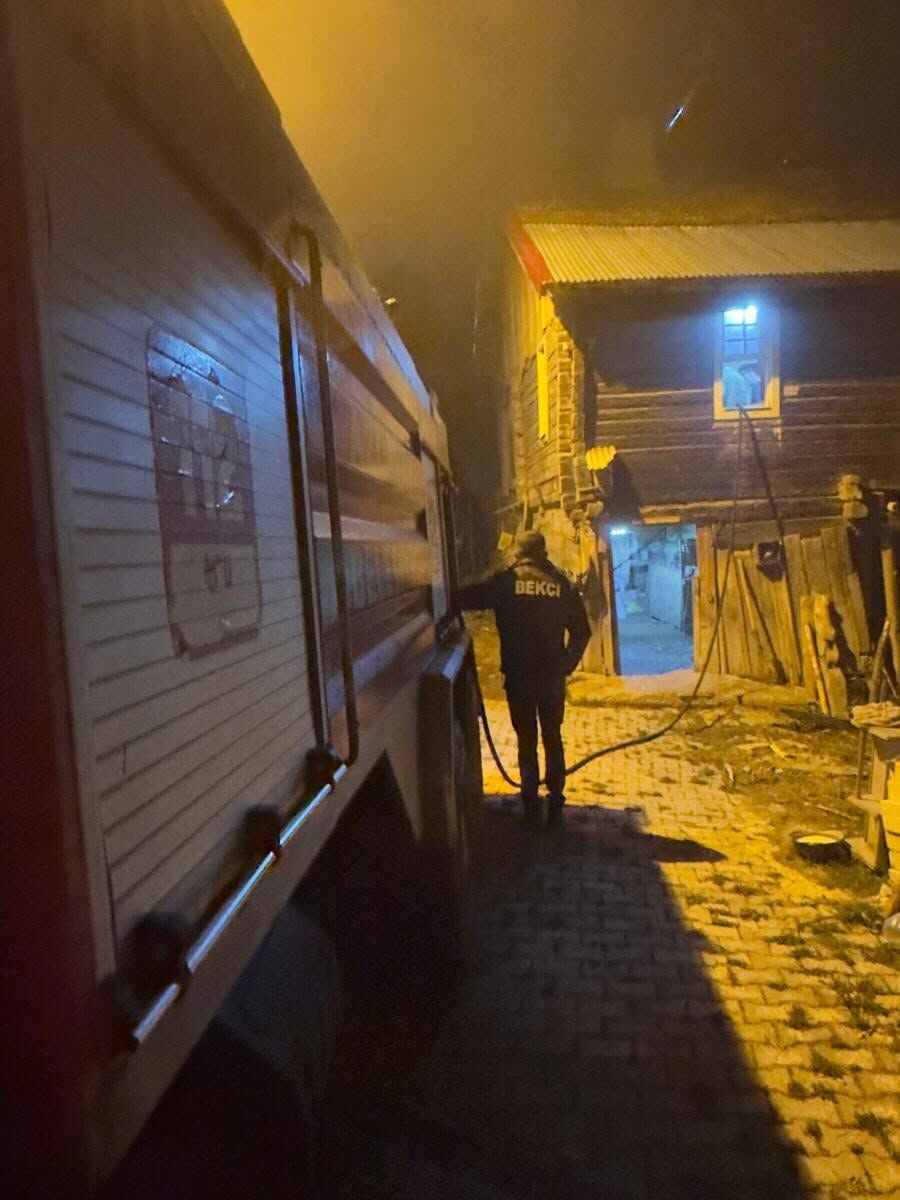 Kastamonu'nun ilçesinde köy yangını!