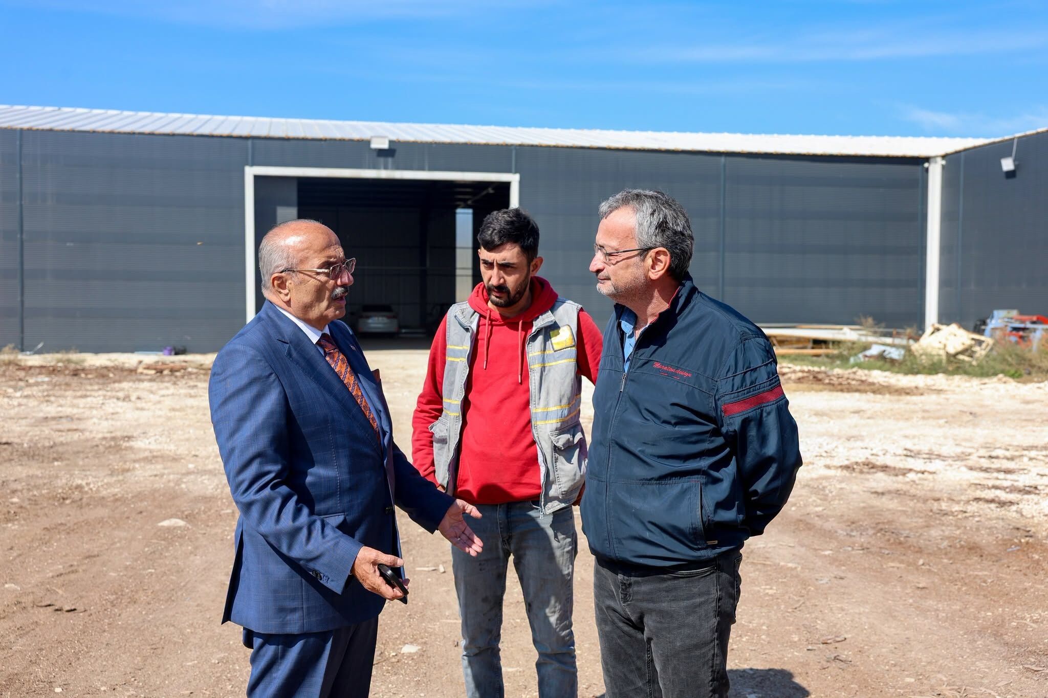 Başkan Arslan, Taşköprü OSB’de incelemelerde bulundu