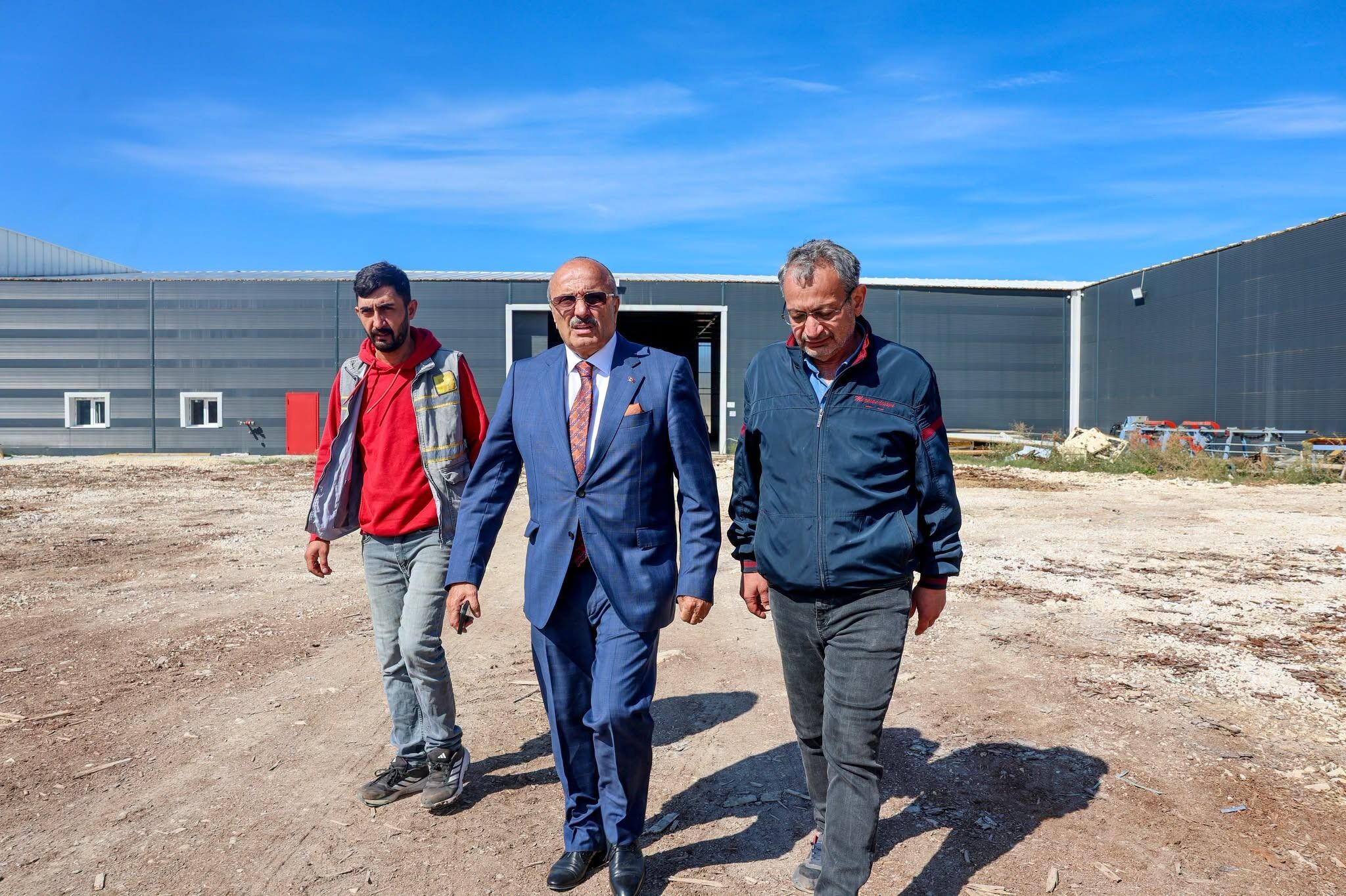Başkan Arslan, Taşköprü Osb’de Incelemelerde Bulundu (2)
