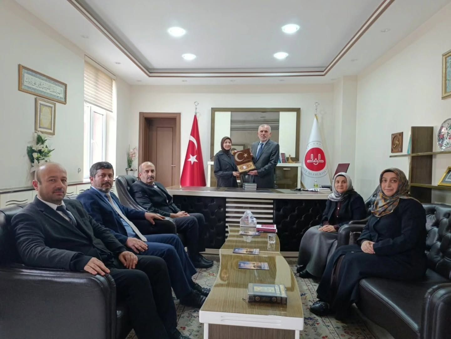 Bölge Birincisi Esmanur’dan Müftü Bekir Derin’e Ziyaret (2)