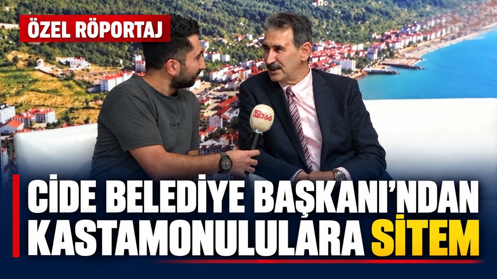 Cide Belediye Başkanı Demir'den Kastamonululara sitem