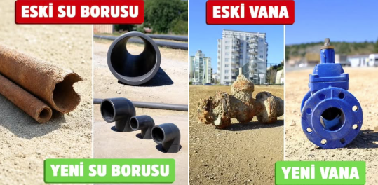 Eski Yeni Icme Suyu Boruları Kastamonu Belediyesi