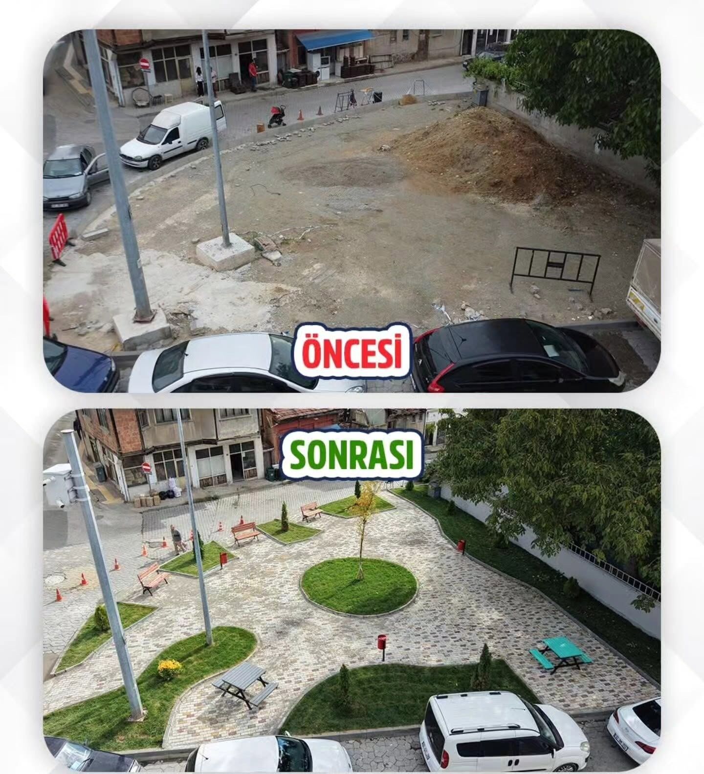 Honsalar Mahallesi'ndeki Atıl Alan Baştan Aşağı Yenilendi (1)
