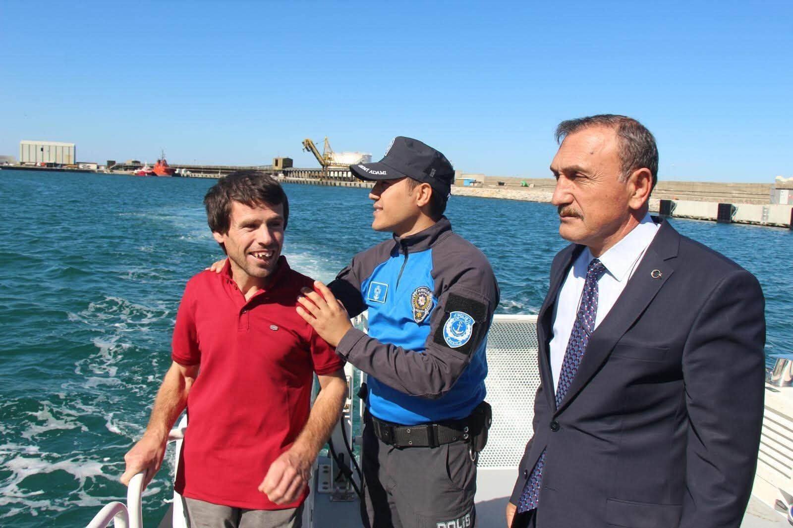 İnebolu’da Bir Hayal Polis Botunda Gerçeğe Dönüştü (1)