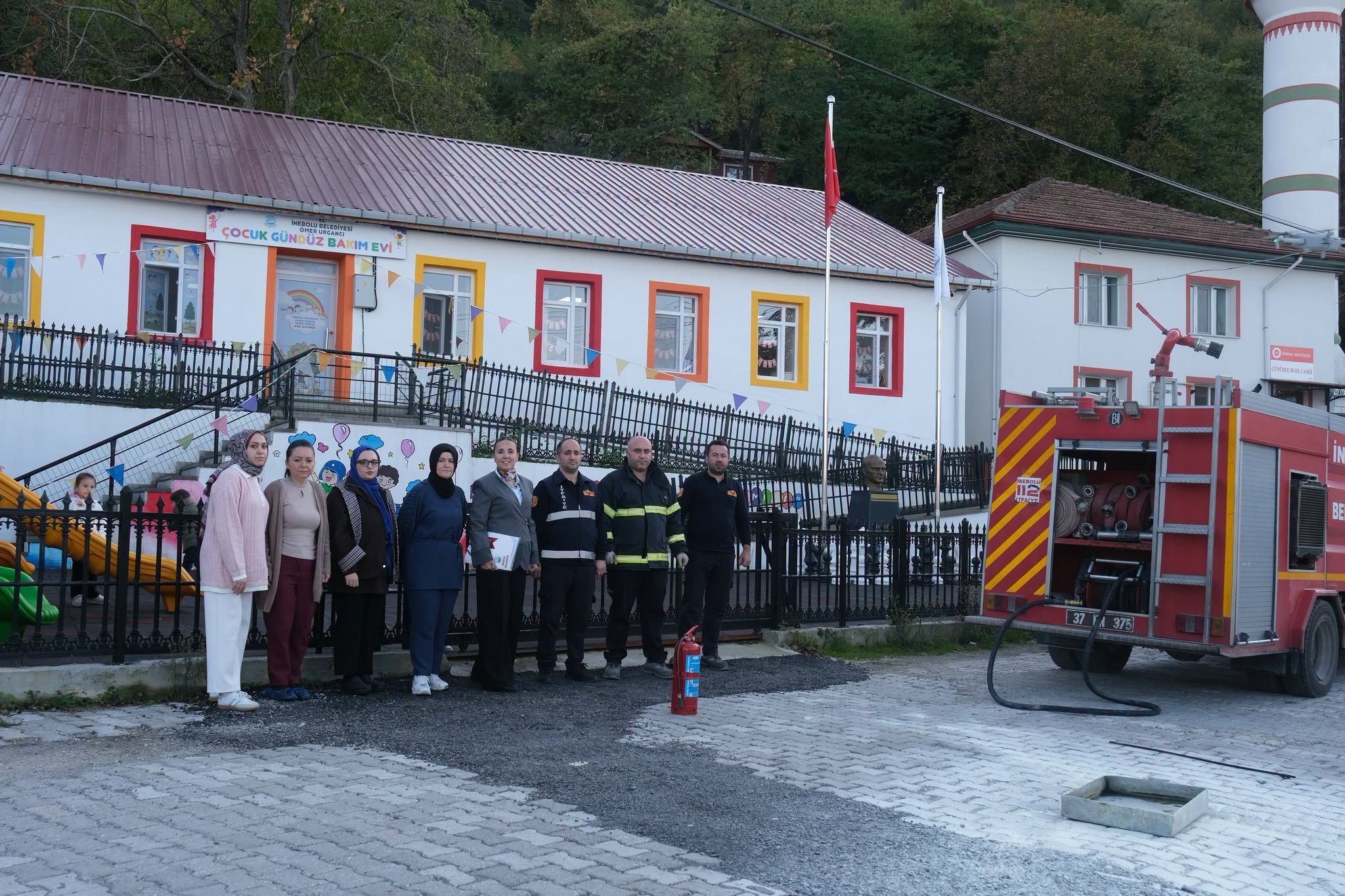 İnebolu’da Miniklere Yangın Eğitimi Verildi (2)