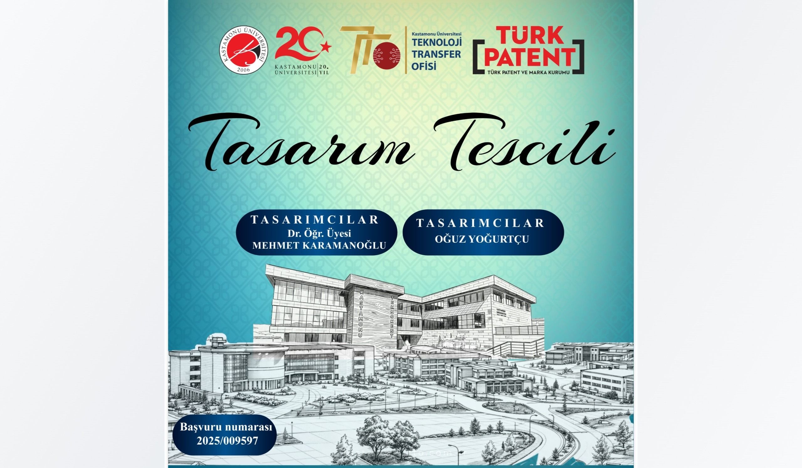 Kastamonu Üniversitesinde Iki Özgün Tasarım Tescillendi