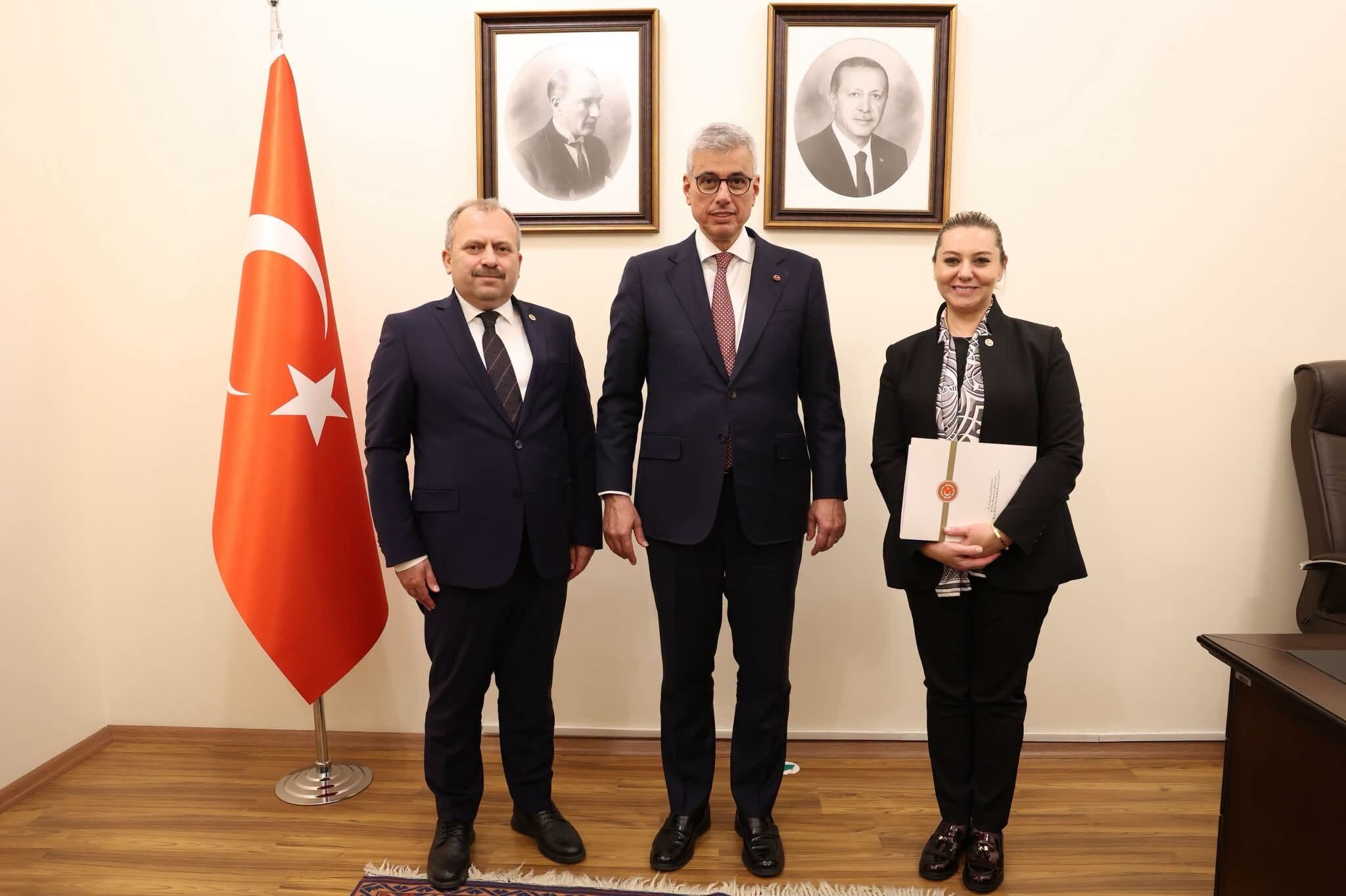 Kastamonu Vekilleri, Bakan Memişoğlu ile görüştü