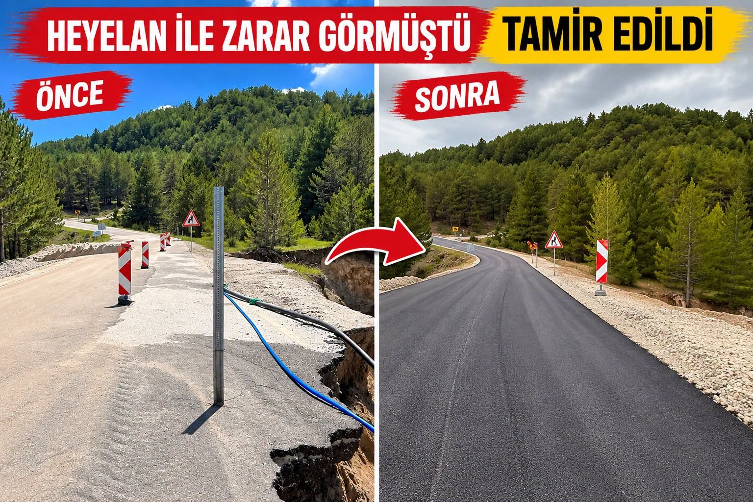 Kastamonu’da Heyelanın Izleri Silindi