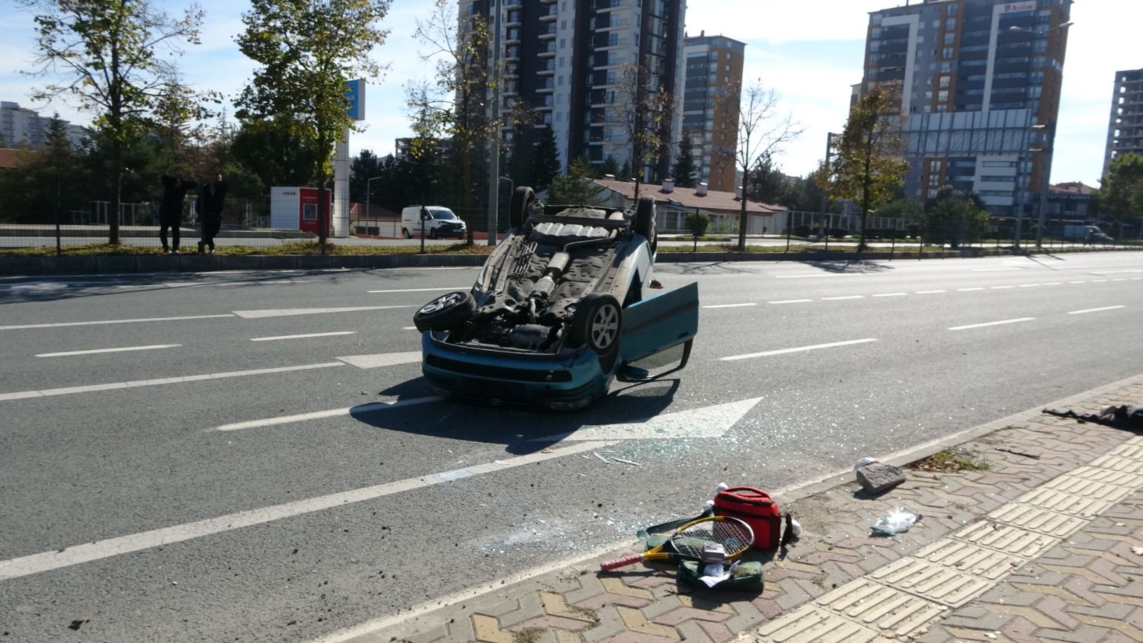 Kastamonu’da Korkutan Kaza Burunları Bile Kanamadı (2)
