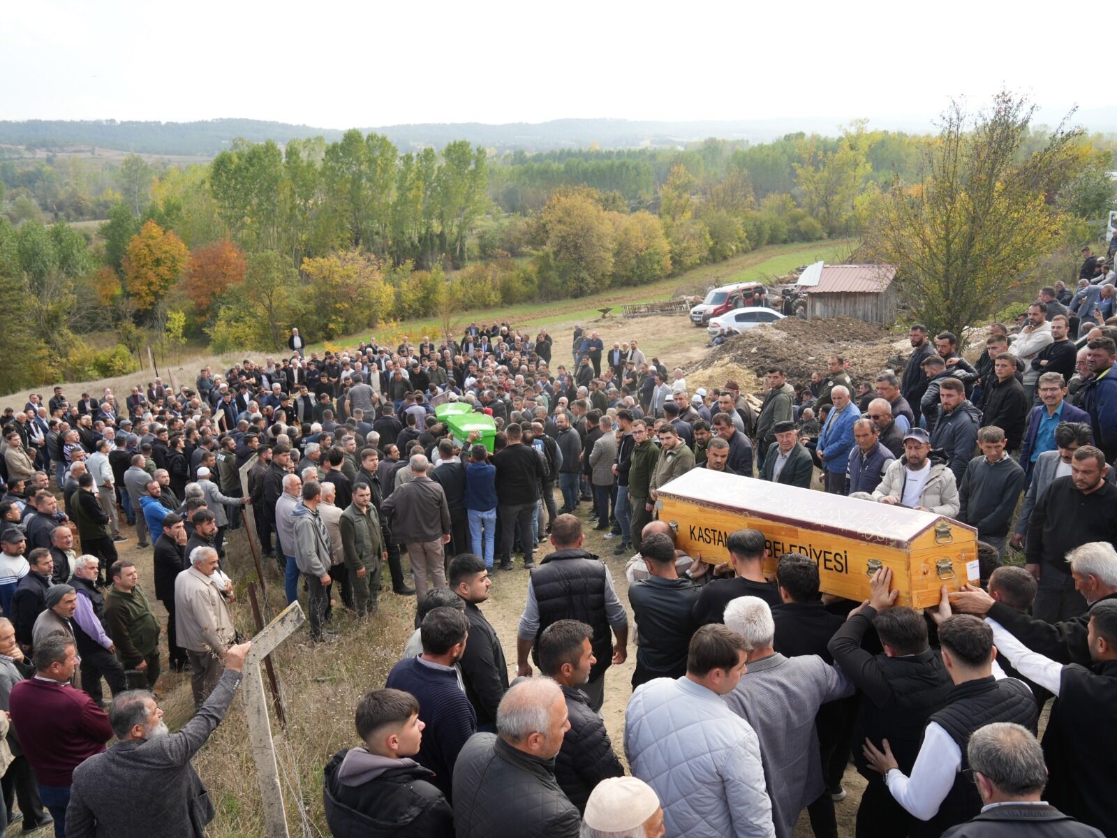 Kastamonu'da Tarlada Öldürülen 4 Kişi Toprağa Verildi (2)