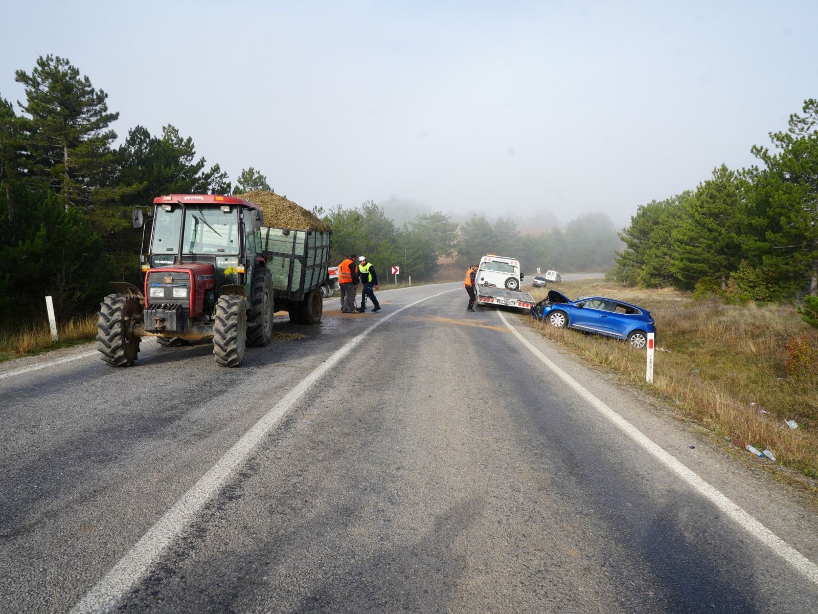 Kastamonu'da Yogun Sis Kazaya Neden Oldu (4)