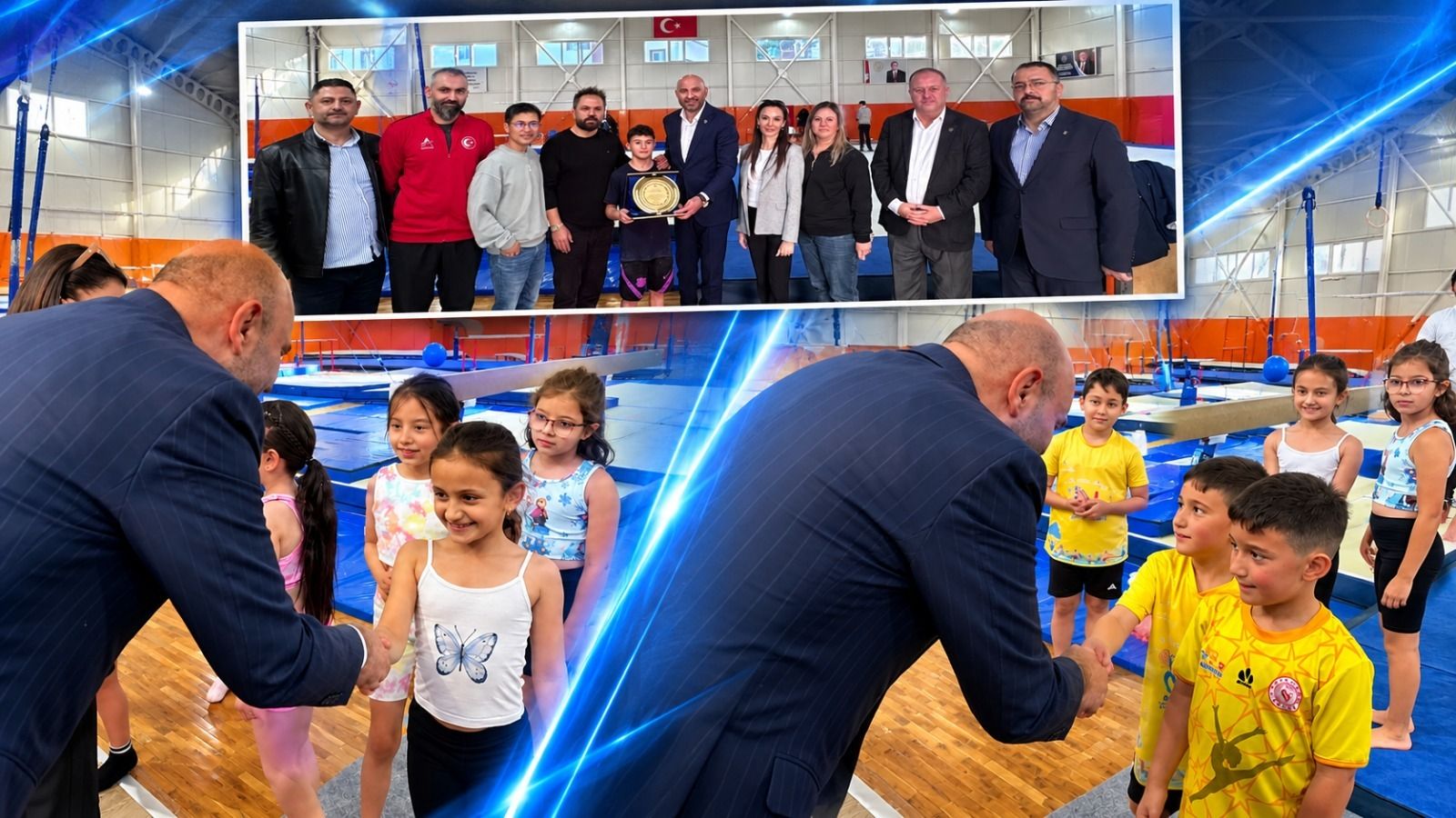 Merkez İlçe Başkanı Özdemir Şampiyon Sporcularla Buluştu2