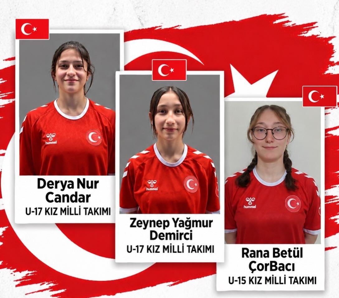 Kastamonu’dan üç hentbolcuya milli davet