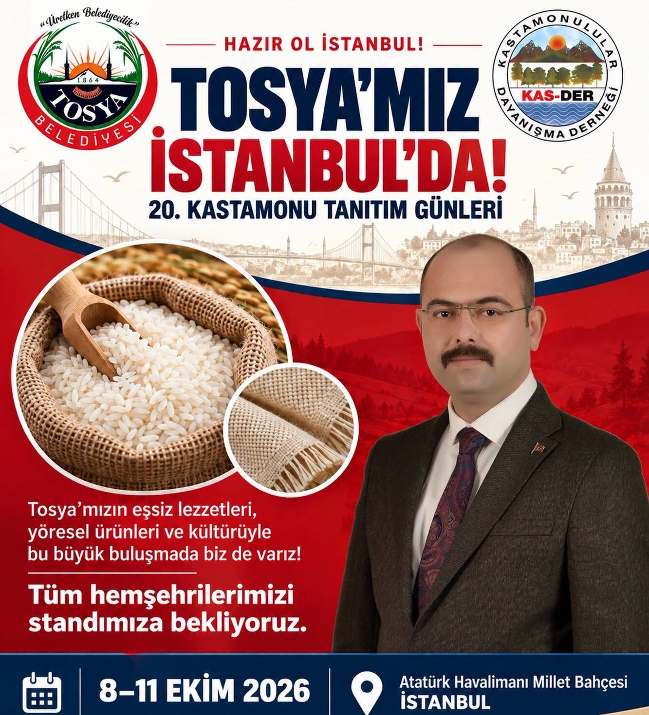 Tosya, İstanbul’da Vitrine Çıkıyor